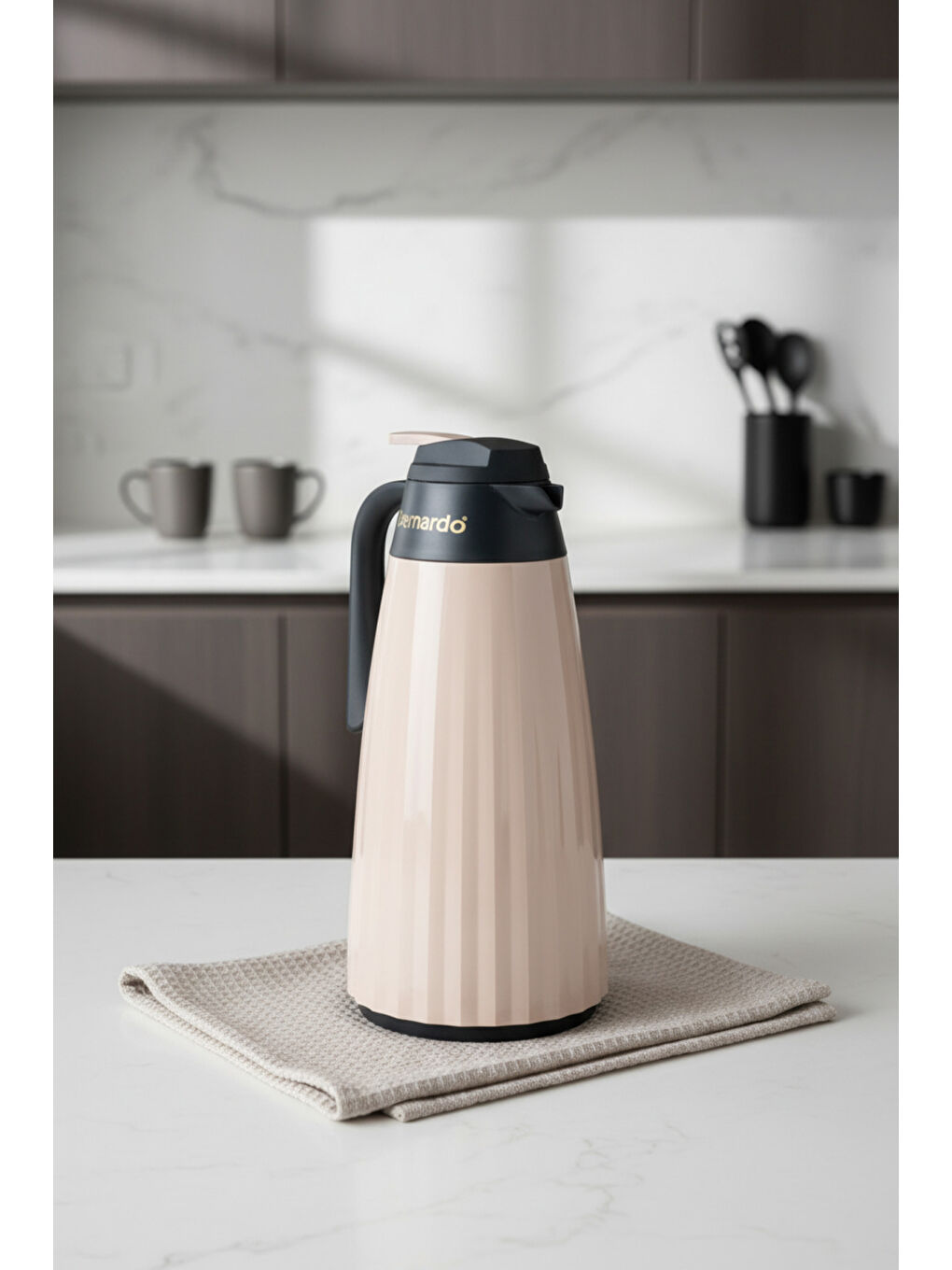 Pembe Velana Cam Termos Pudra 1.5 Litre-3