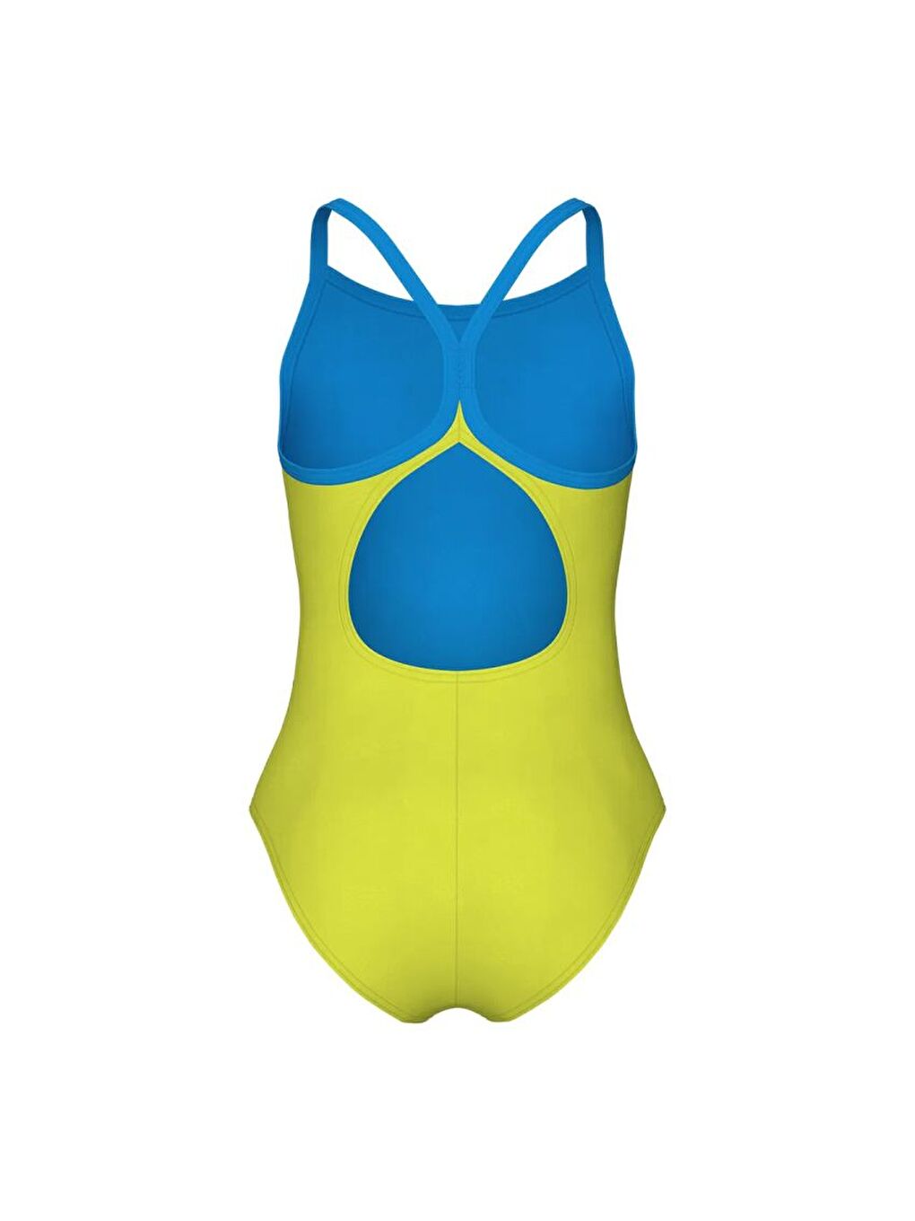 Star Graphic Swimsuit Lightdrop Back Çocuk Yeşil Yüzücü Mayosu 008369608-1