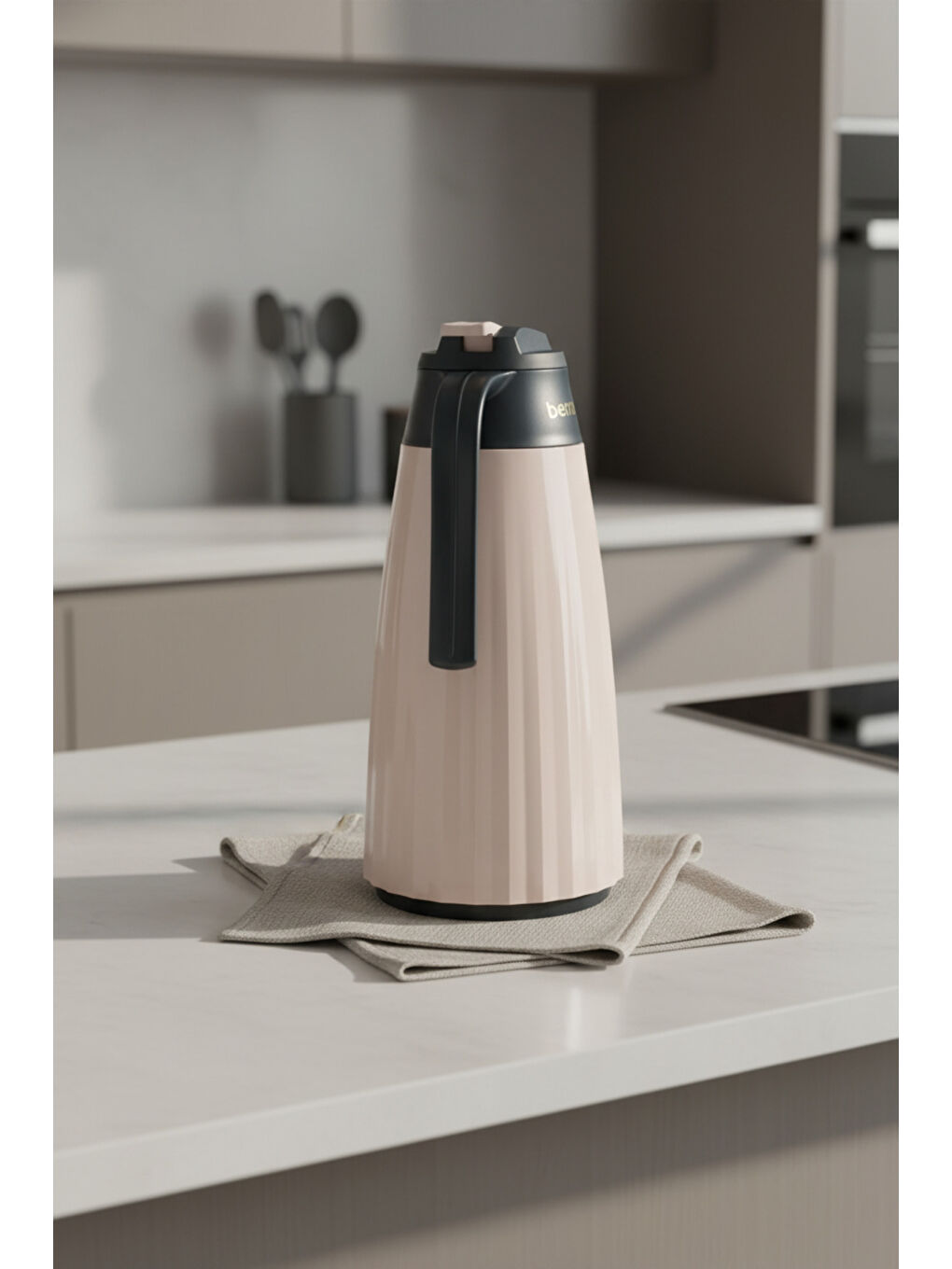 Pembe Velana Cam Termos Pudra 1.5 Litre-4