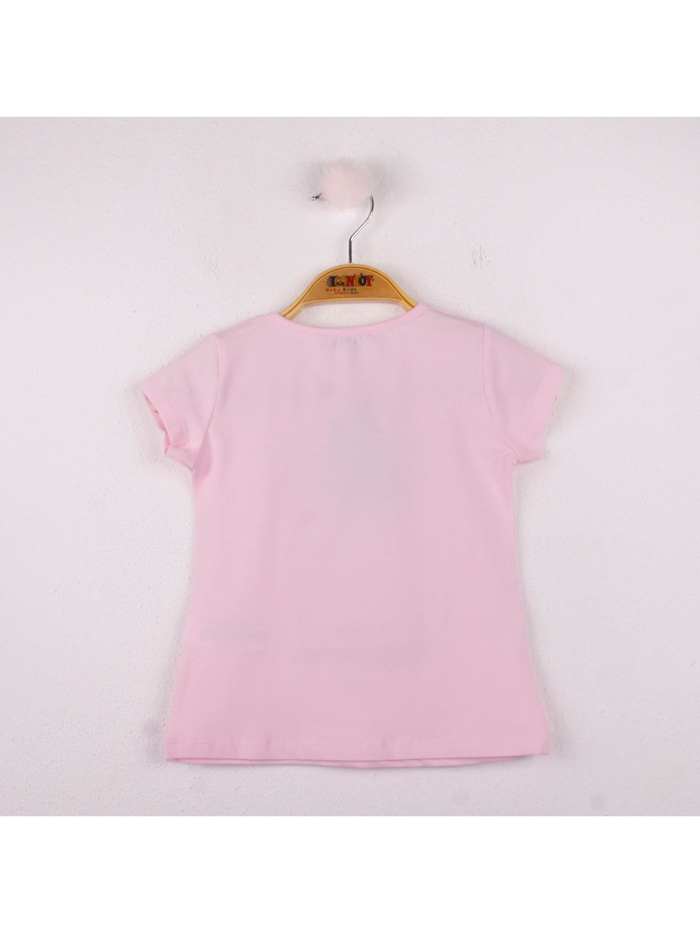 Pembe Kız Çocuk Tişört Always Baskı-1