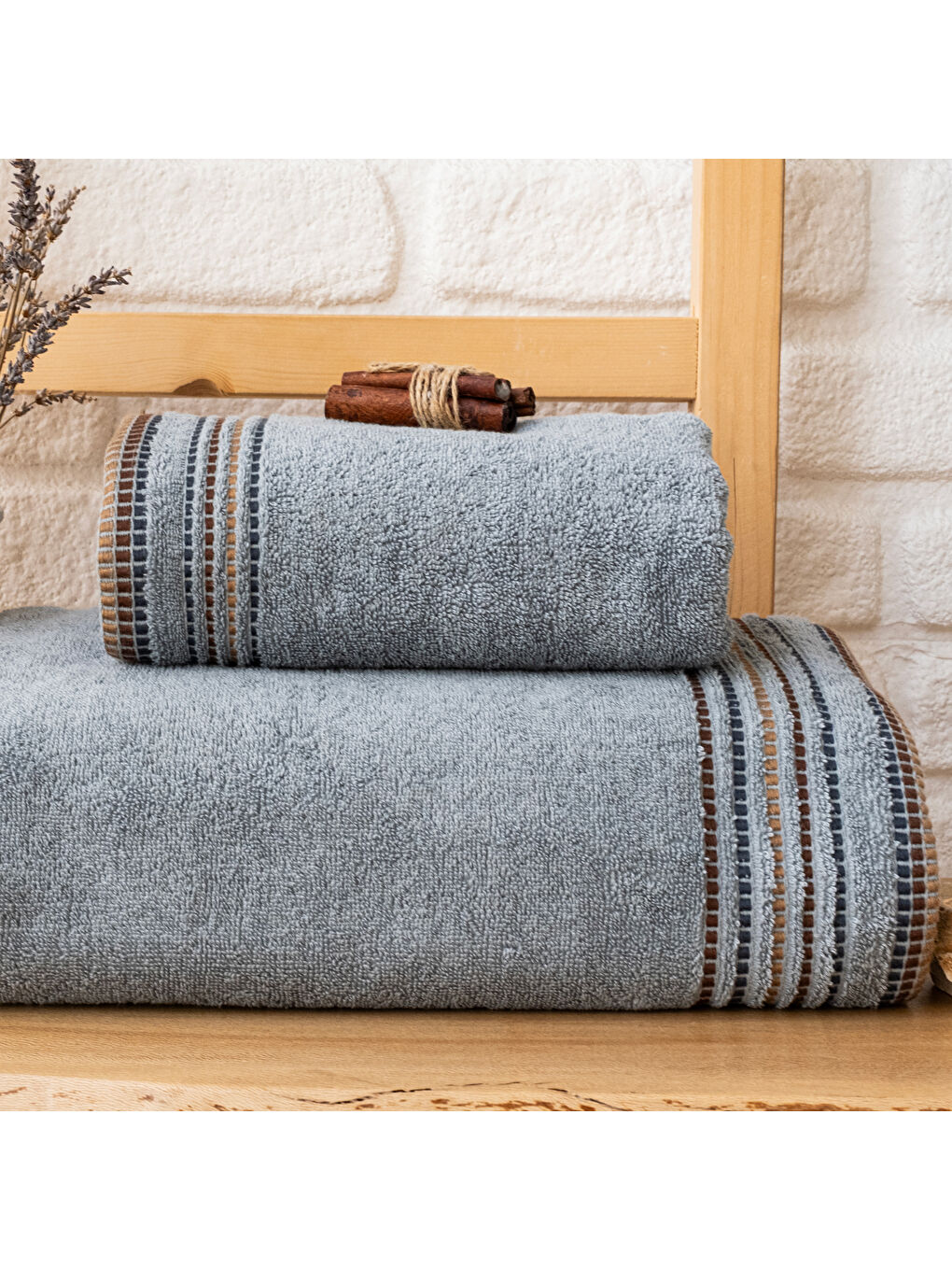 Home Rosy Armürlü Havlu 50x90 Cm-İndigo-4