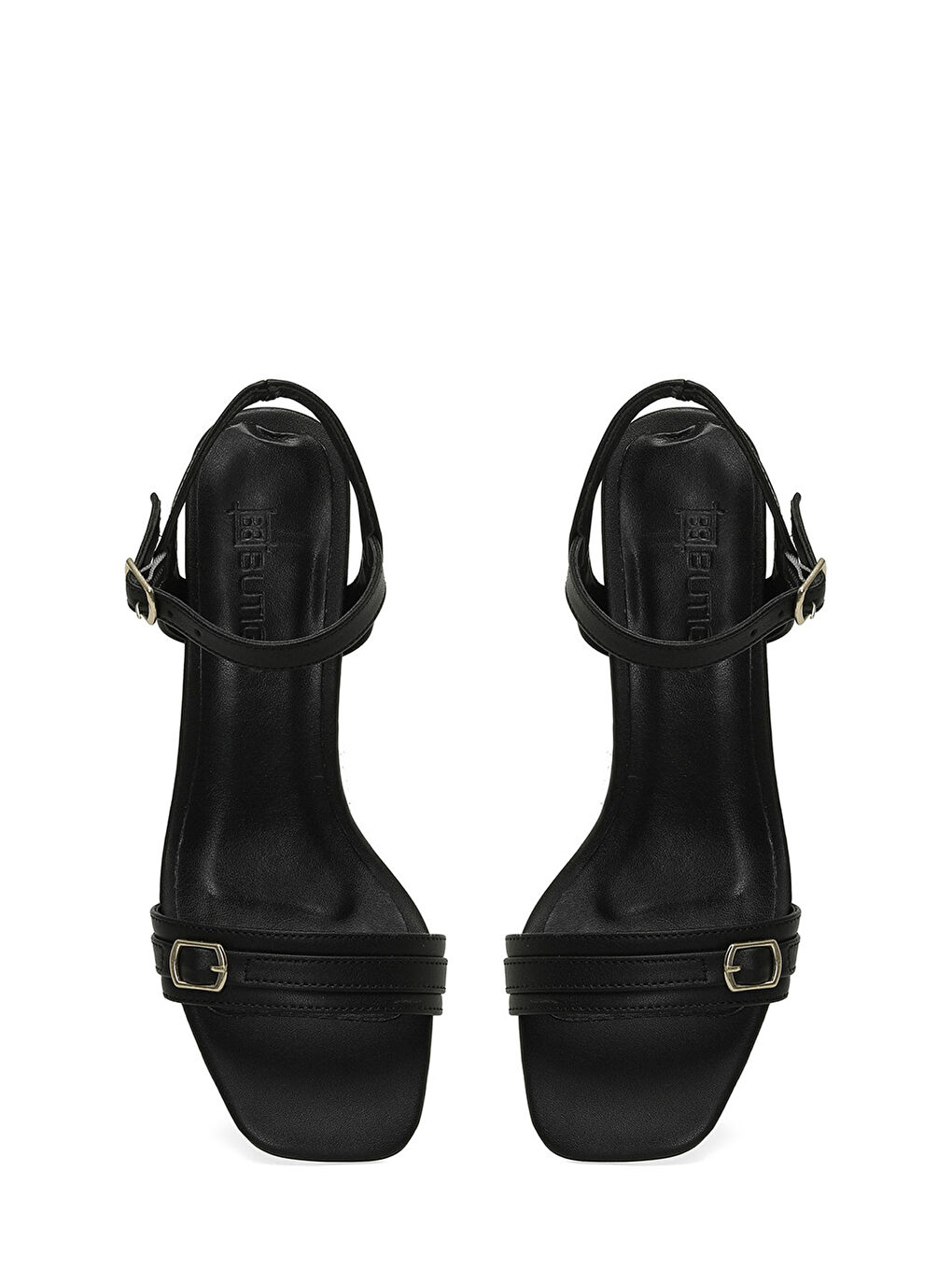 CHERRY 4FX Siyah Kadın Topuklu Sandalet-3