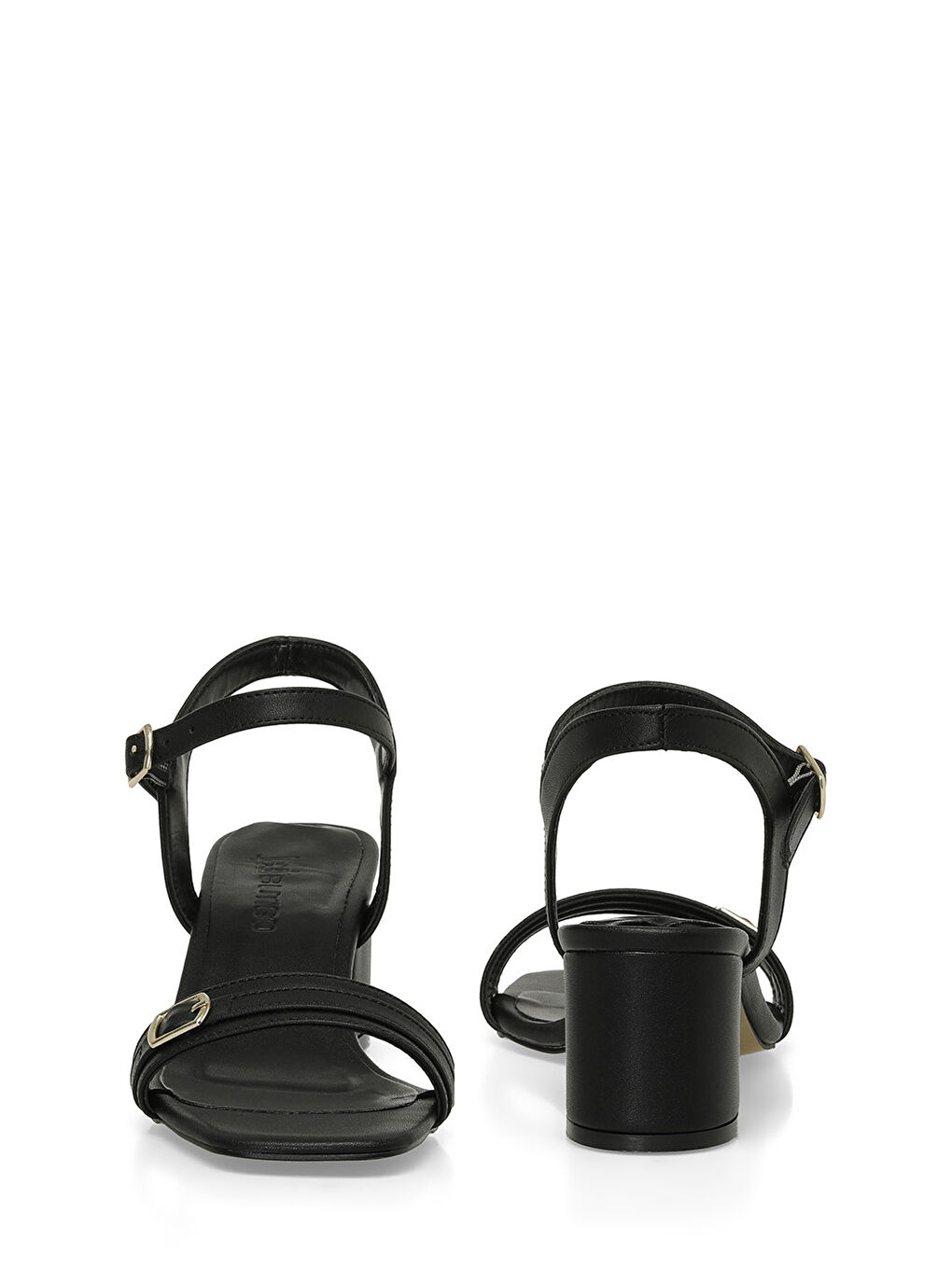 CHERRY 4FX Siyah Kadın Topuklu Sandalet-4
