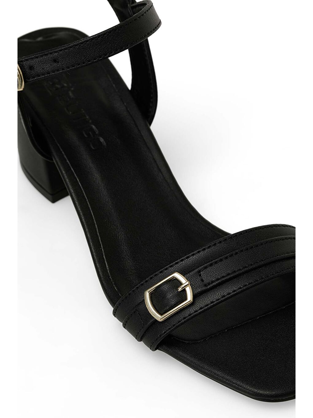 CHERRY 4FX Siyah Kadın Topuklu Sandalet-6