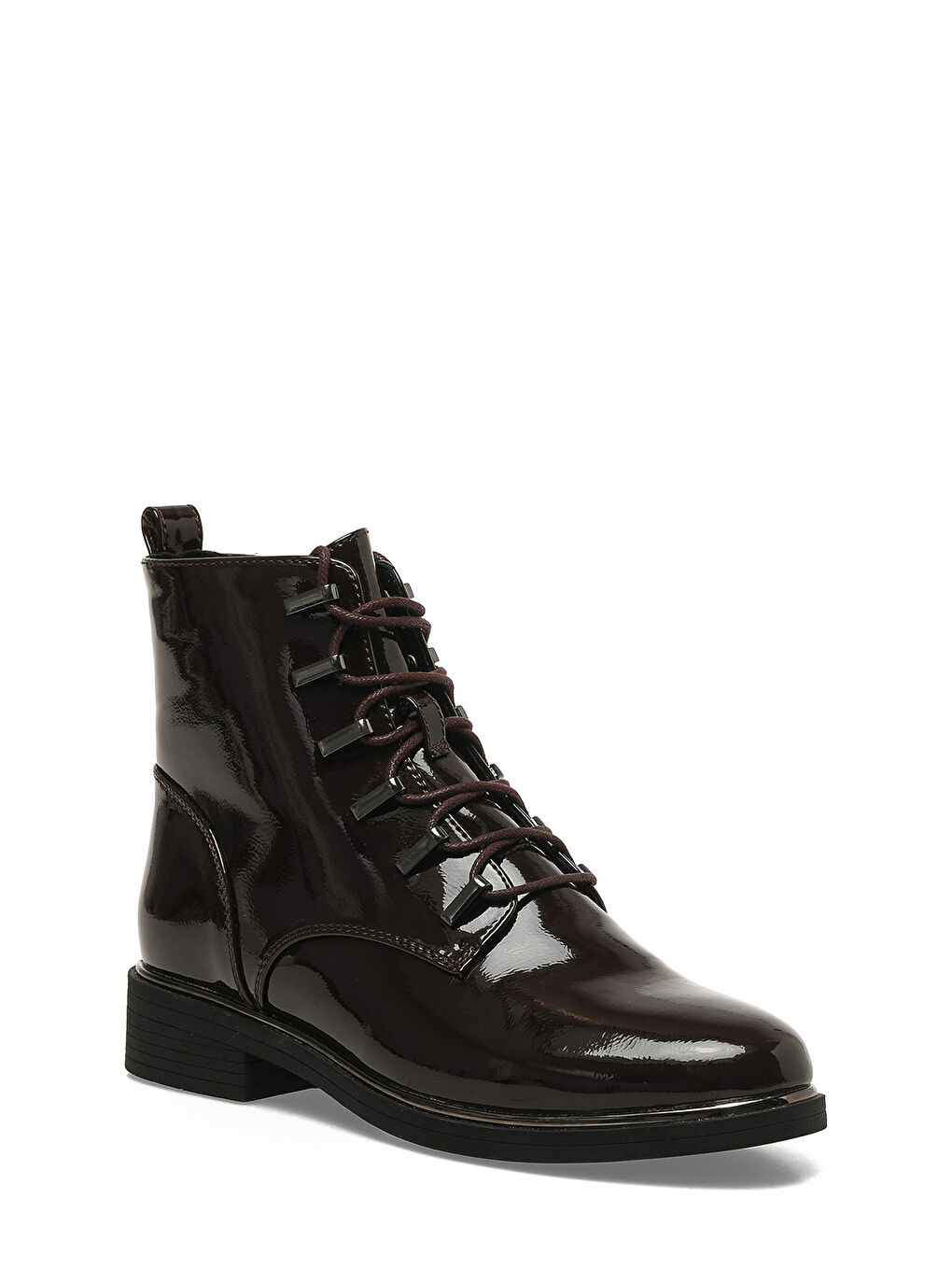 326046R.Z 5PR Bordo Kadın Düz Bot-1