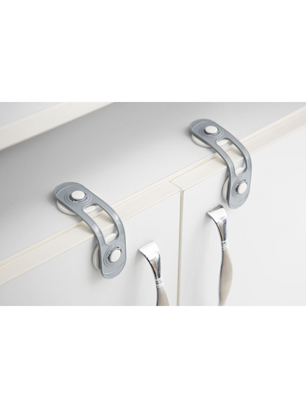 894 Çok Amaçlı Kilit Çoklu Paket Gri 12 Adet-2