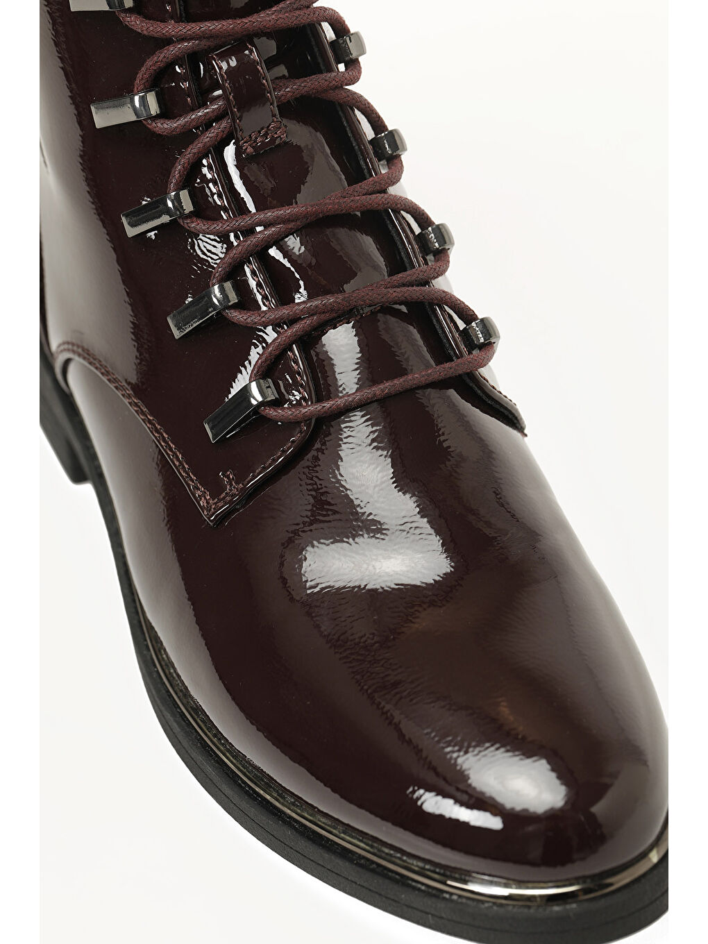 326046R.Z 5PR Bordo Kadın Düz Bot-6
