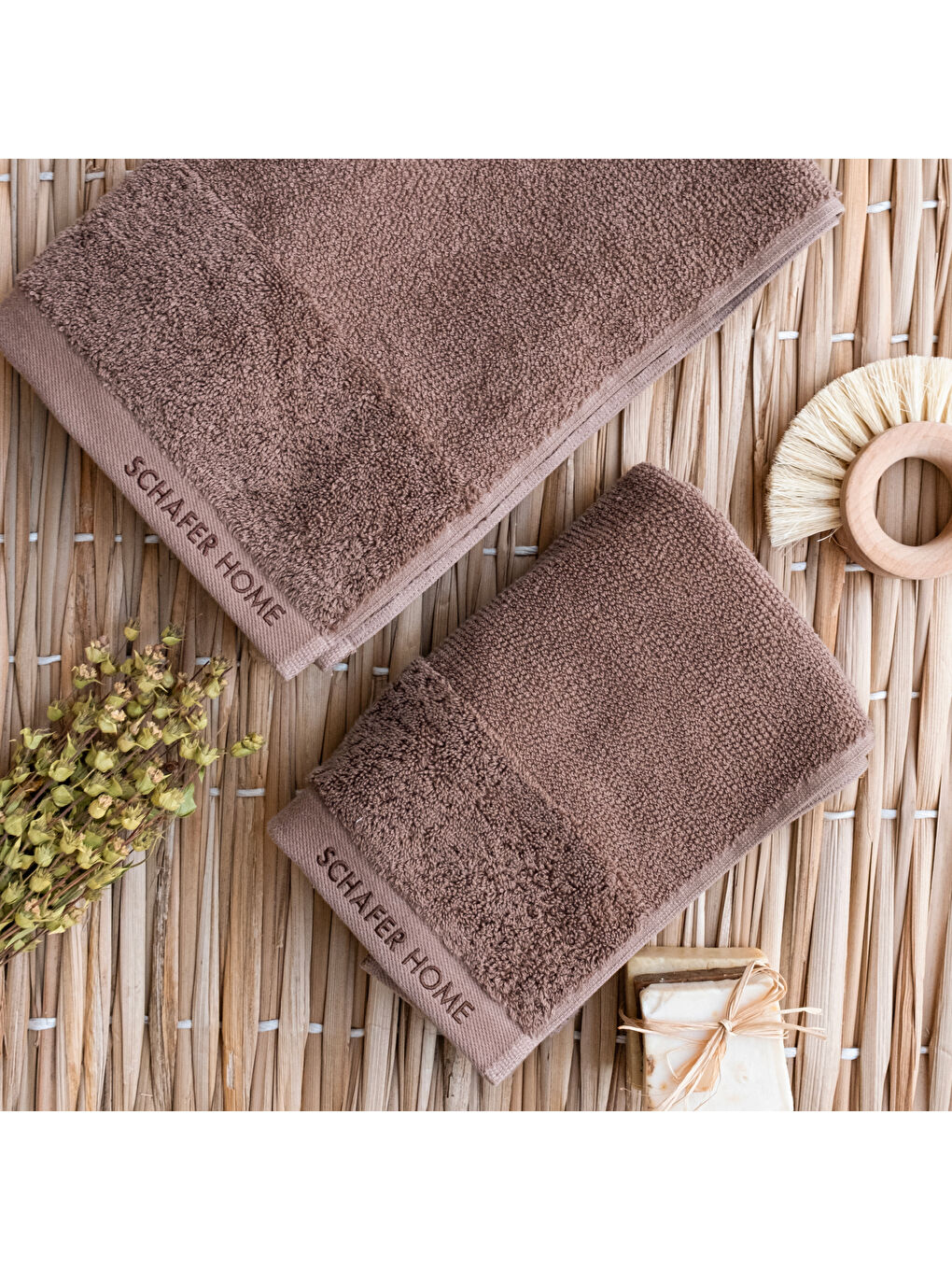 Home Soft Touch Havlu 50x90 Cm-Kahverengi-6