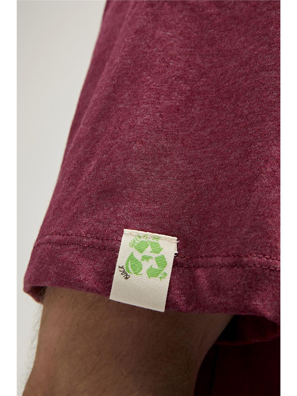 Bad Bear Bordo Re-Finger Recycle Bordo T-Shirt Baskılı Erkek Tişört - 6