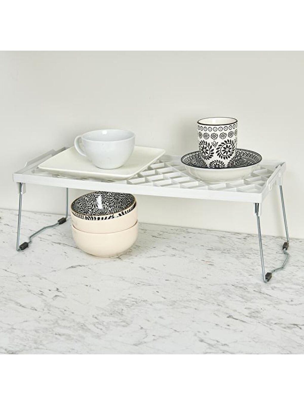 Beyaz Pratik Raf - 20x45 cm-7