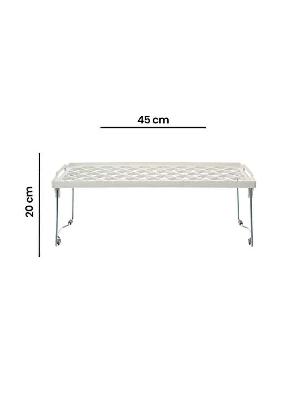 Beyaz Pratik Raf - 20x45 cm-8