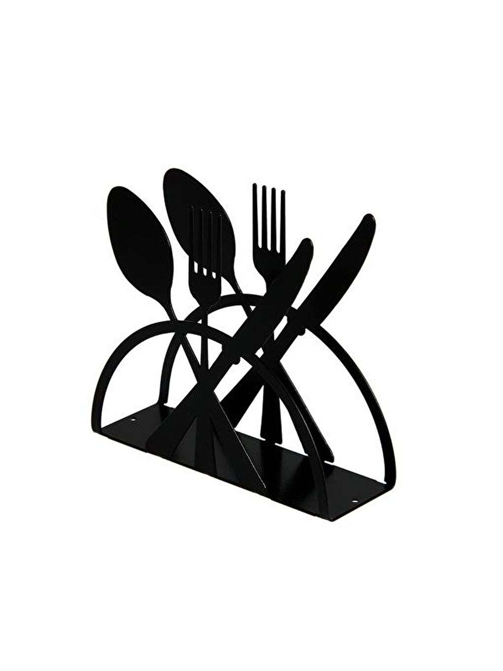 Kitchen Metal Peçetelik - Siyah-1