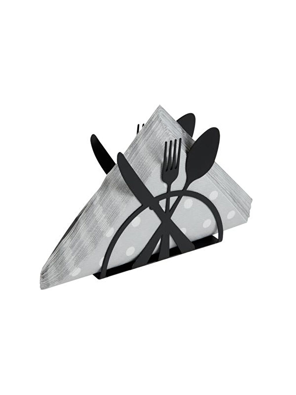 Kitchen Metal Peçetelik - Siyah-4