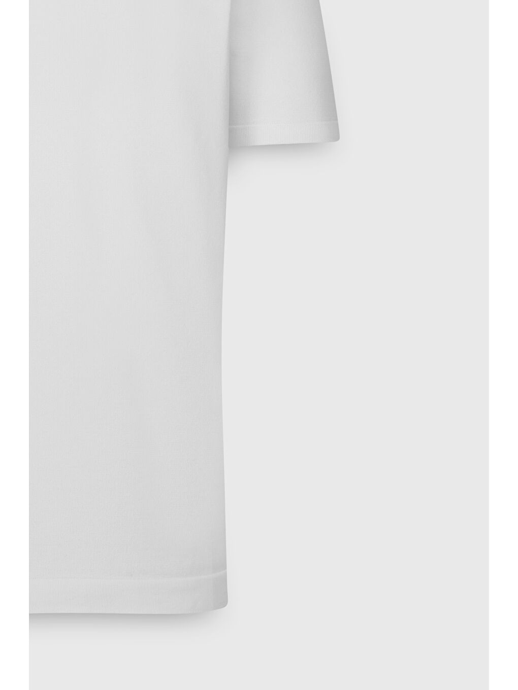 Erkek Ekru Standart Fit Normal Kesim Bisiklet Yaka Triko Tişört-7