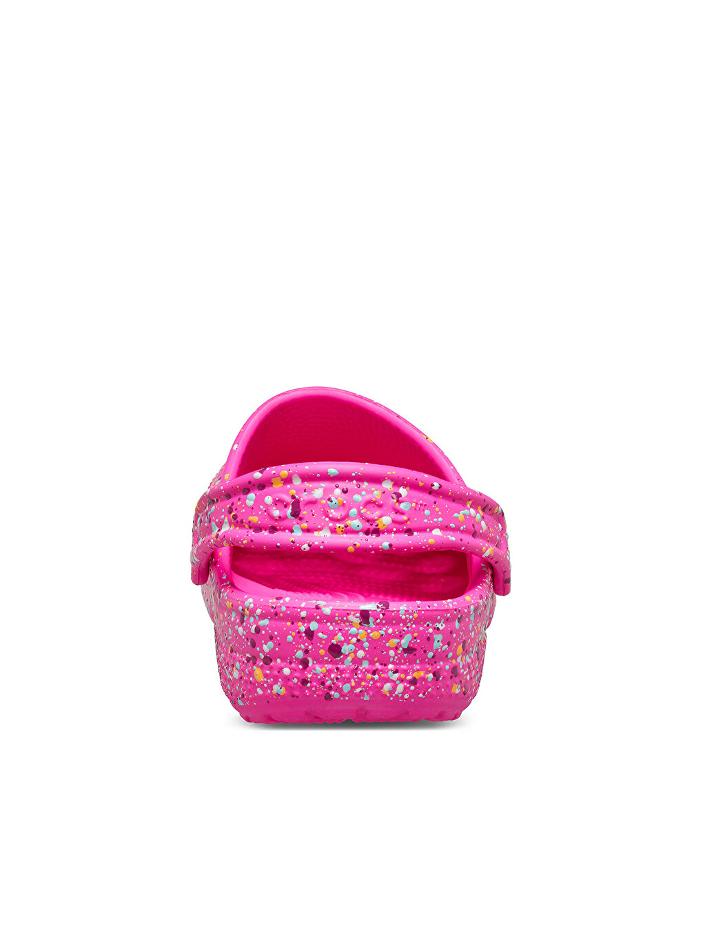Classic Paint Splatter Clog Kız Çocuk Pembe Terlik-3