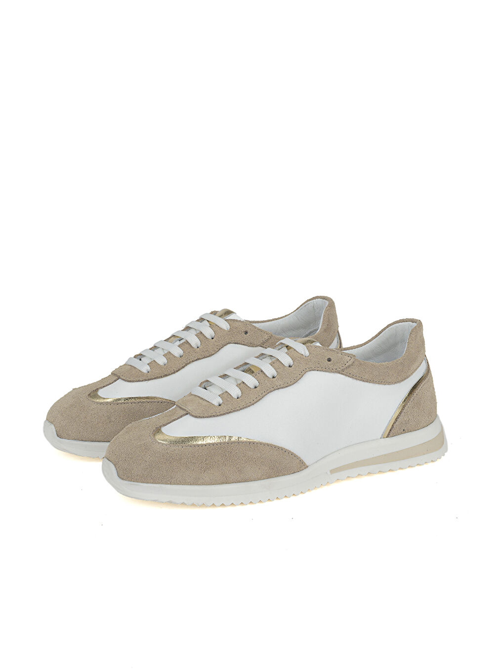 Kadın Hakiki Deri Günlük Sneaker 1611022Z2718 Beyaz-4