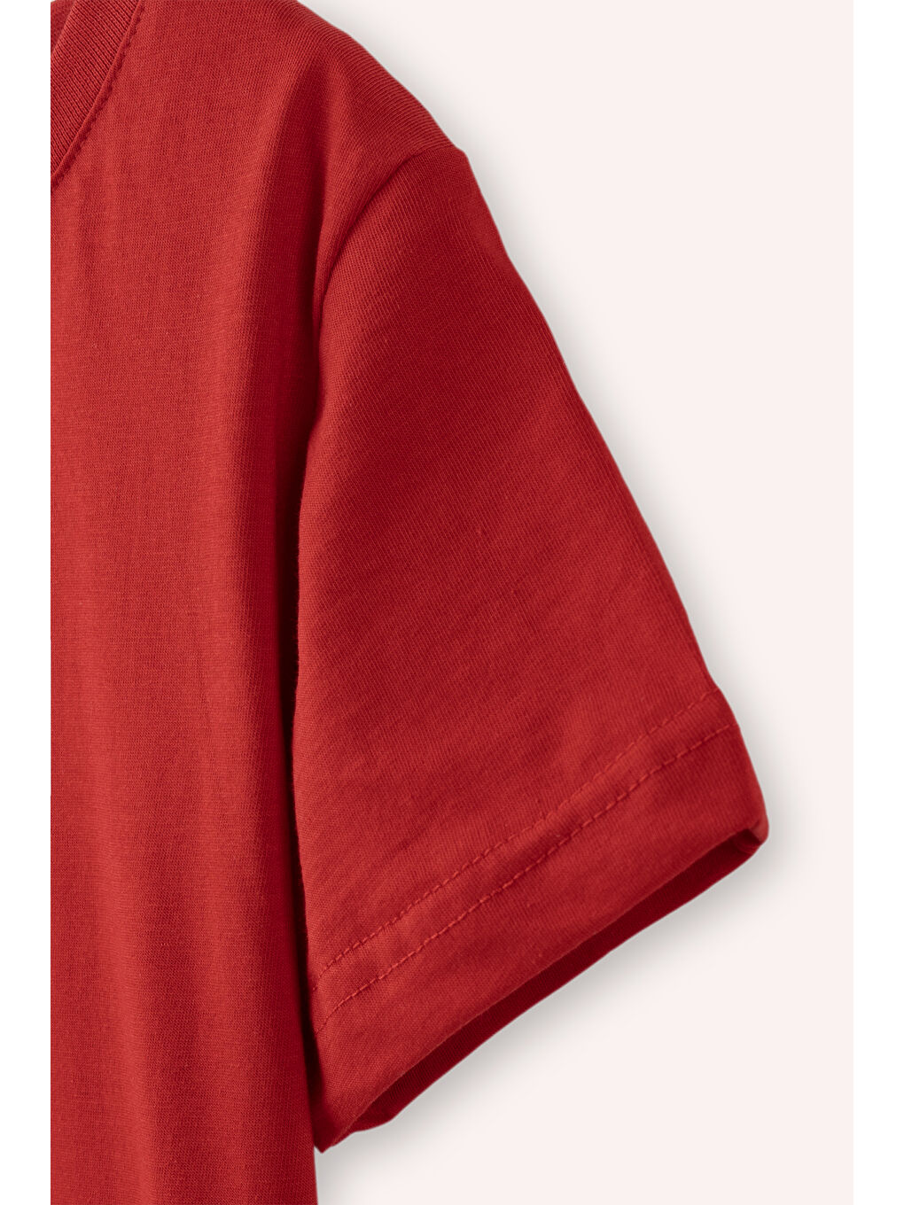 Kırmızı Erkek Çocuk T-Shirt-1
