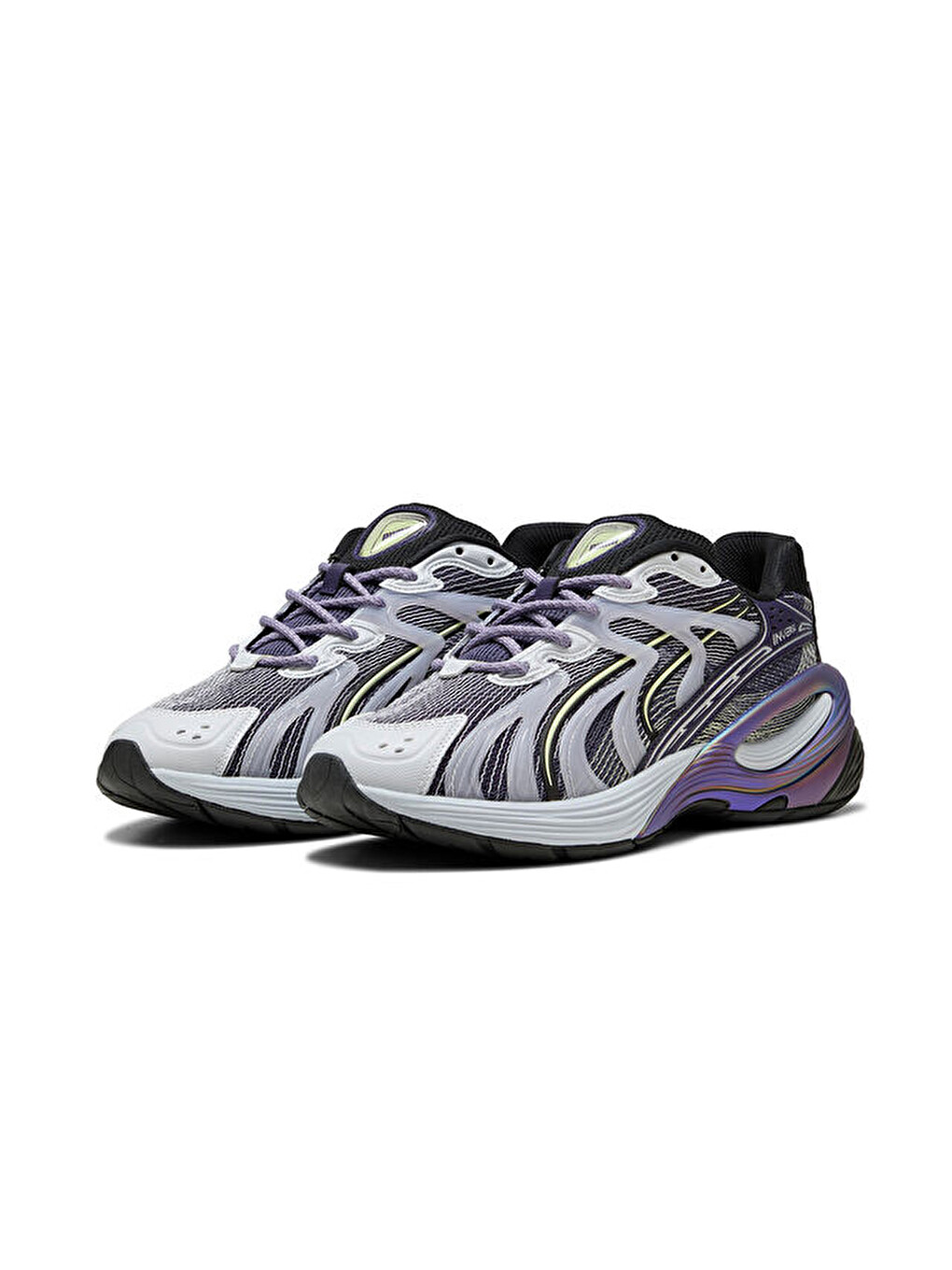 İnverse Mosaic Unisex Günlük Ayakkabı 40566801 Mor-2