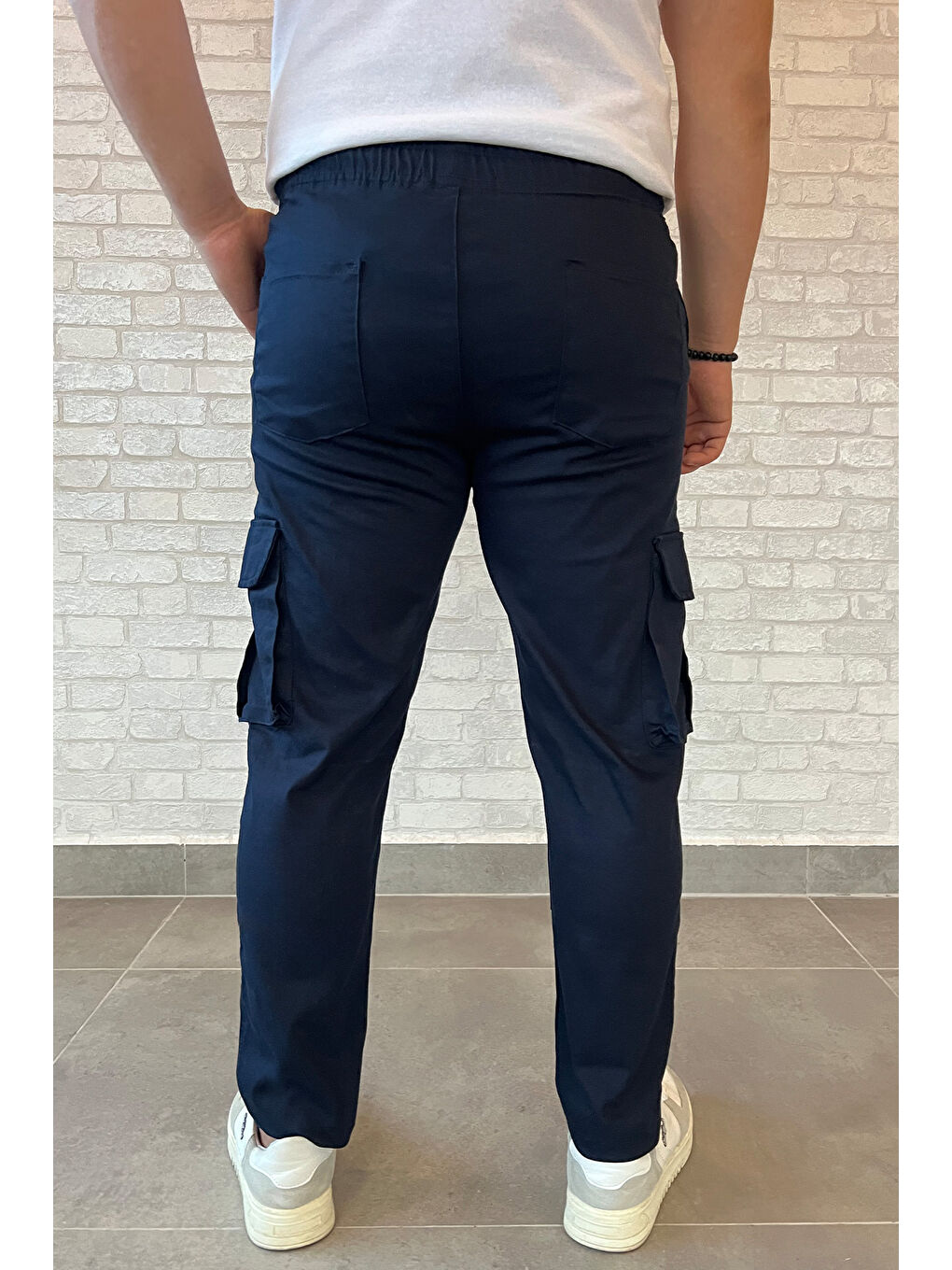 Mishar İtalia Lacivert Kargo Cepli Jogger Erkek Pantolon - 2