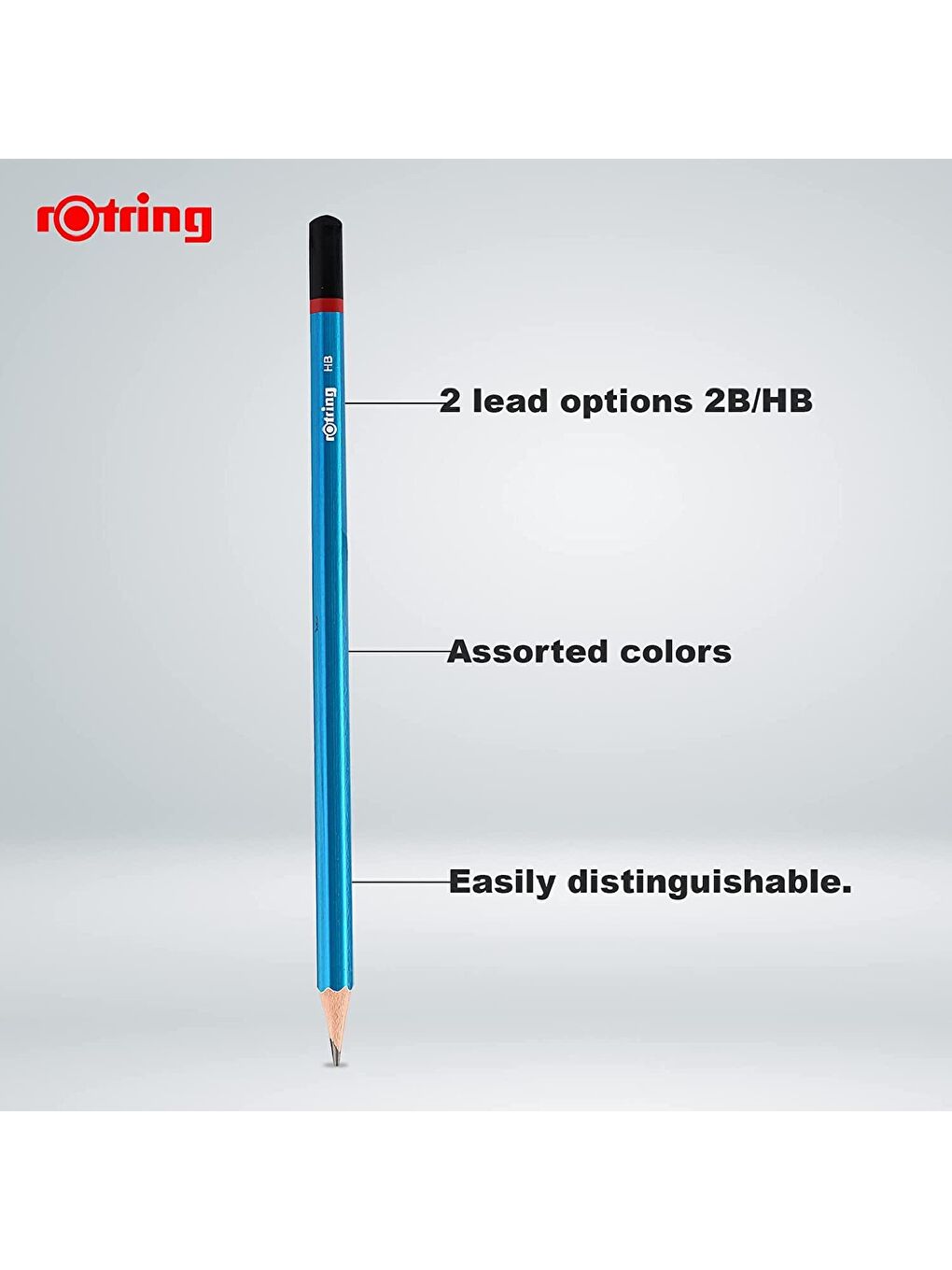 Rotring Karışık Asorti Mercanlı Kurşun Kalem 12 Adet - 3