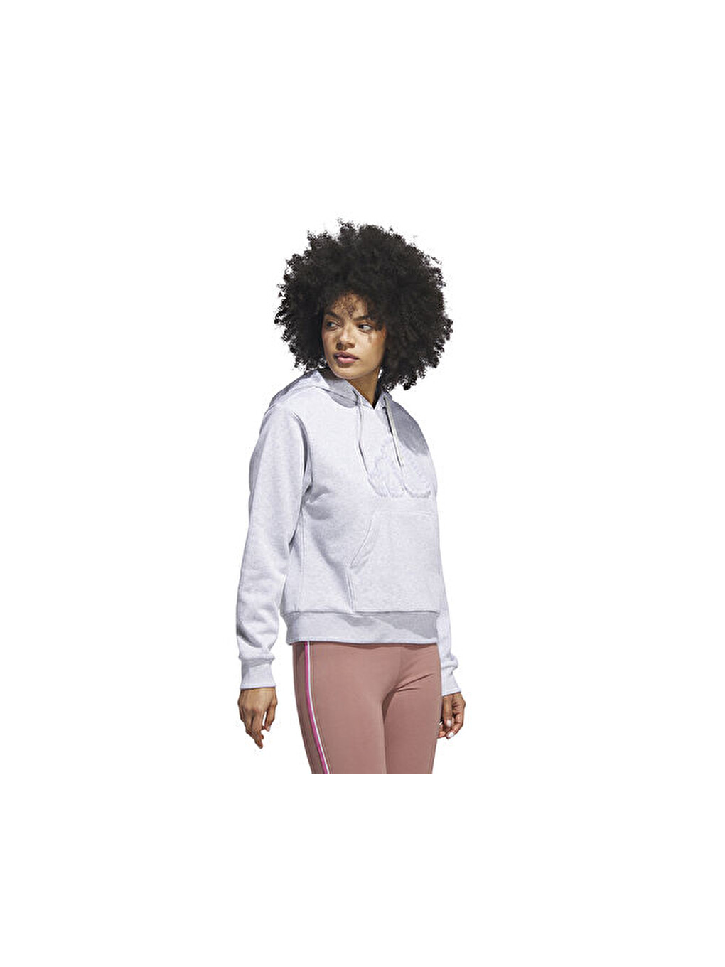 W Co Ruff Hd Kadın Günlük Sweatshirt Jx1326 Gri-2