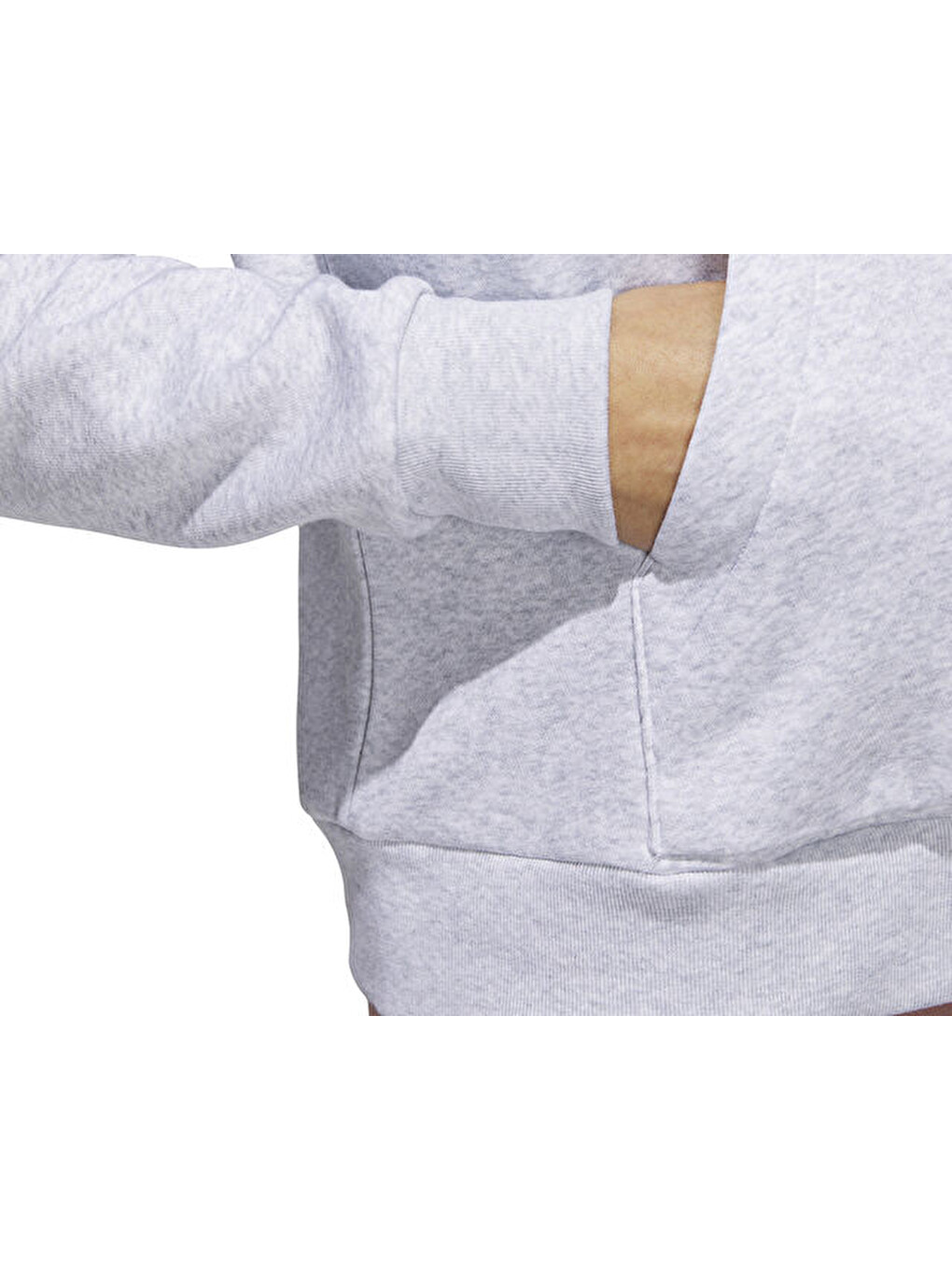 W Co Ruff Hd Kadın Günlük Sweatshirt Jx1326 Gri-4