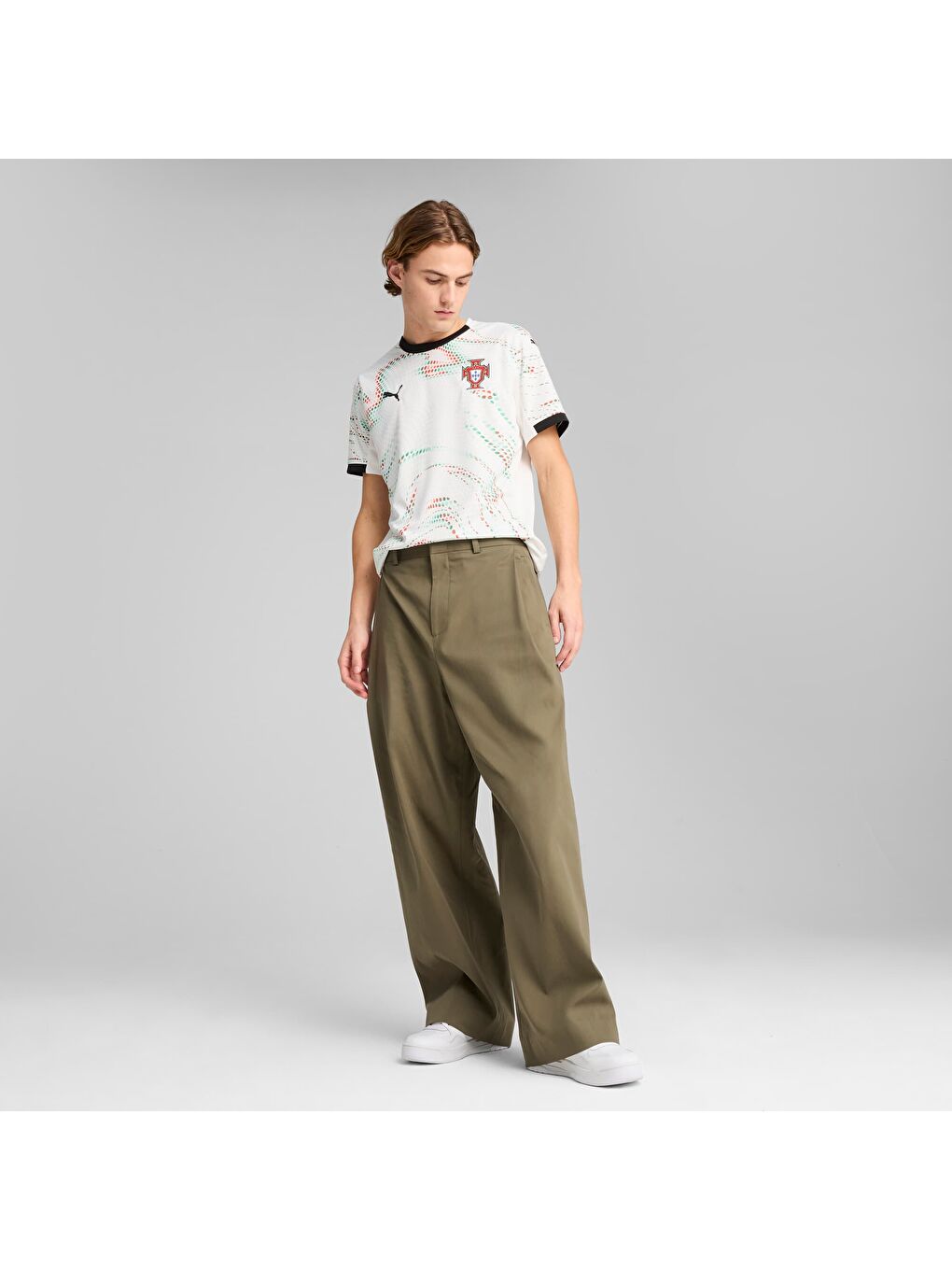 Beyaz Portekiz Milli Takımı 2025 Erkek Deplasman Forması-3