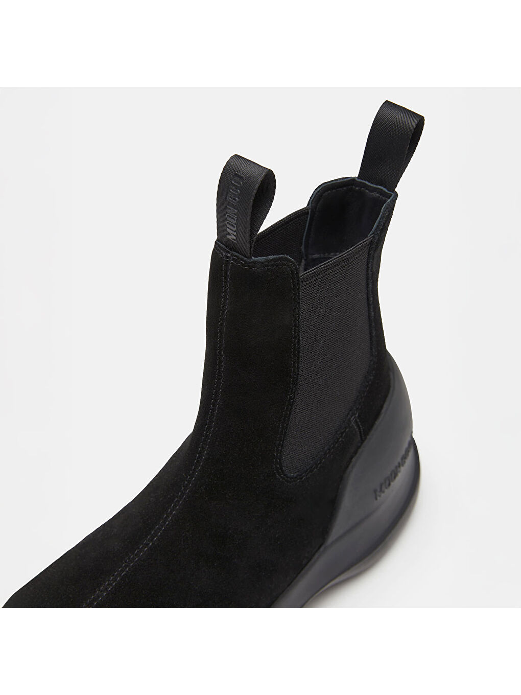 Siyah Kadın Bot 80D2480050-N001 LUNA Chelsea Suede Black-2