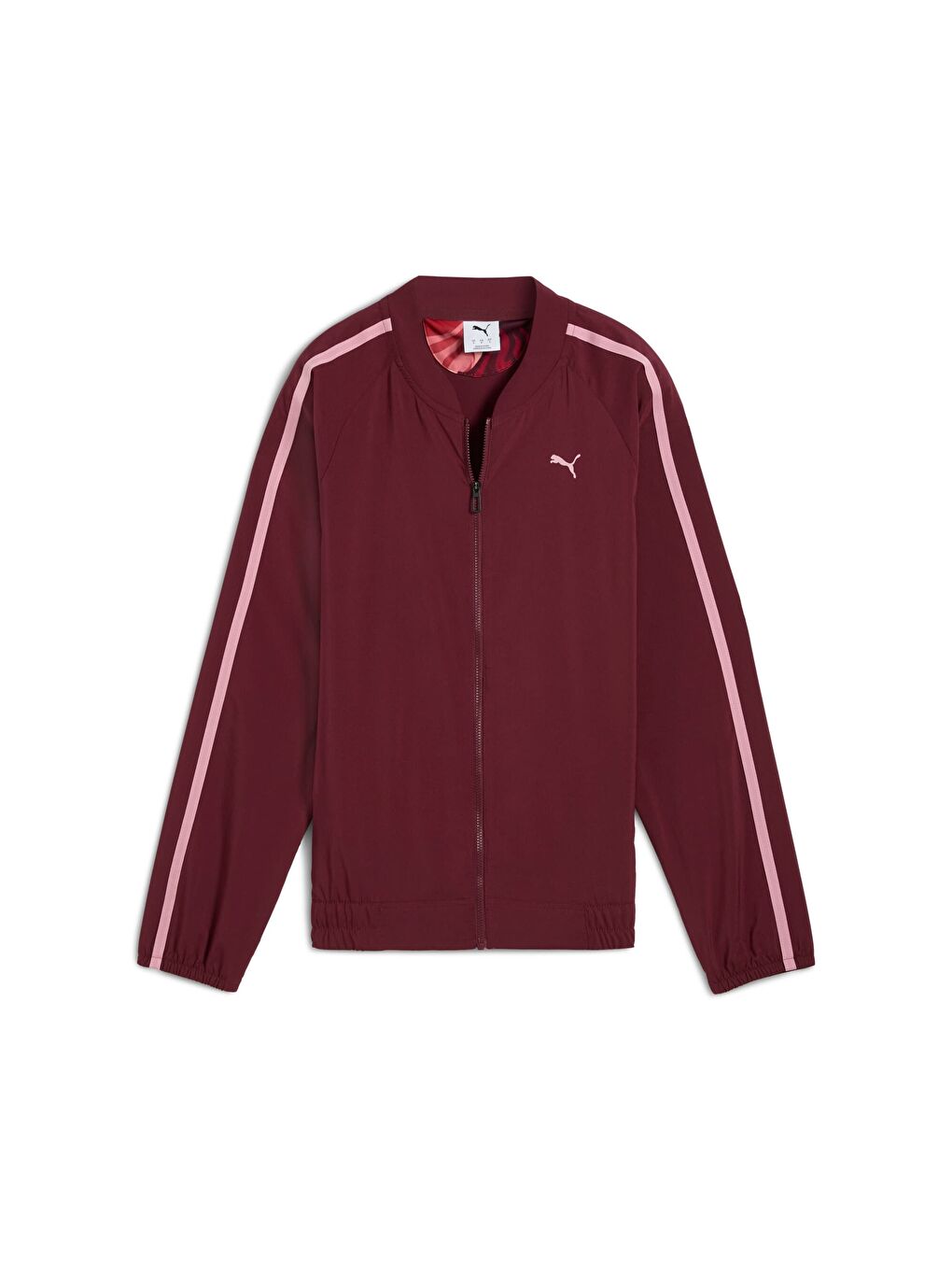 Bordo FLORAL RIBBON Kadın Ceket