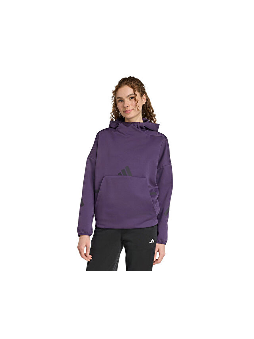 W Z.n.e. Oh Hd Kadın Günlük Sweatshirt Jw7746 Mor