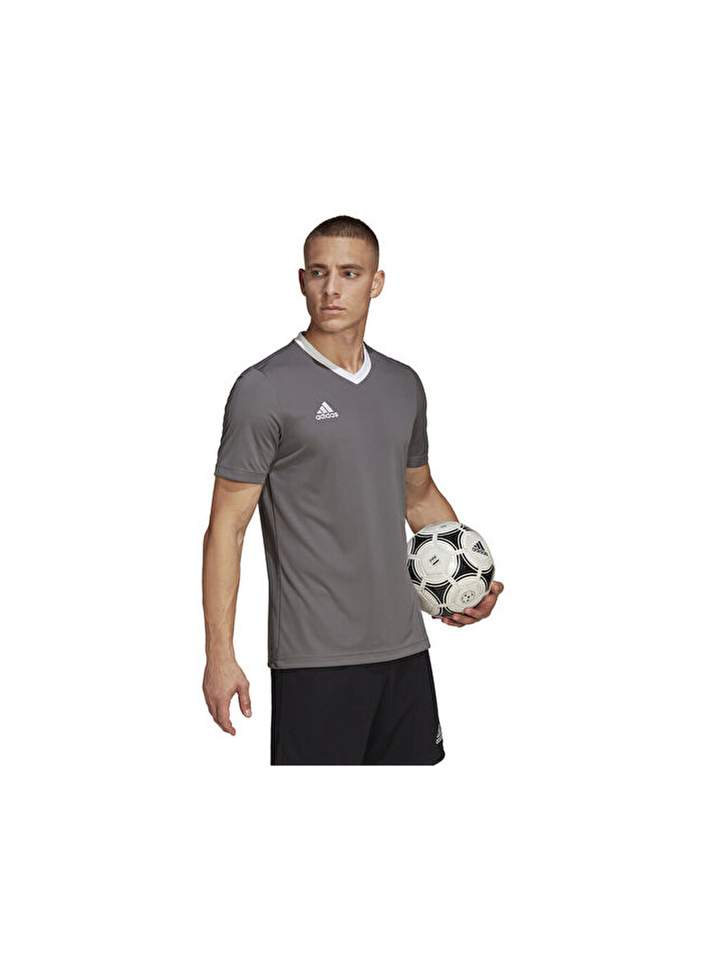 Ent22 Jsy Erkek Futbol Forması He1574 Gri-4