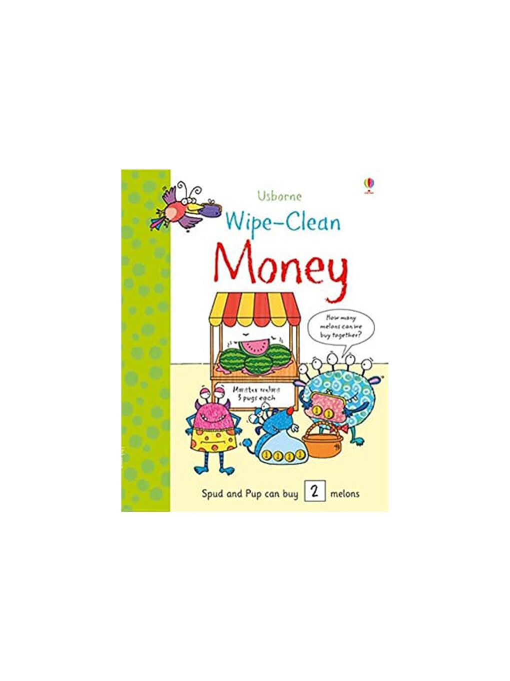 The Usborne Beyaz-Renklibaskı Wipe Clean Money