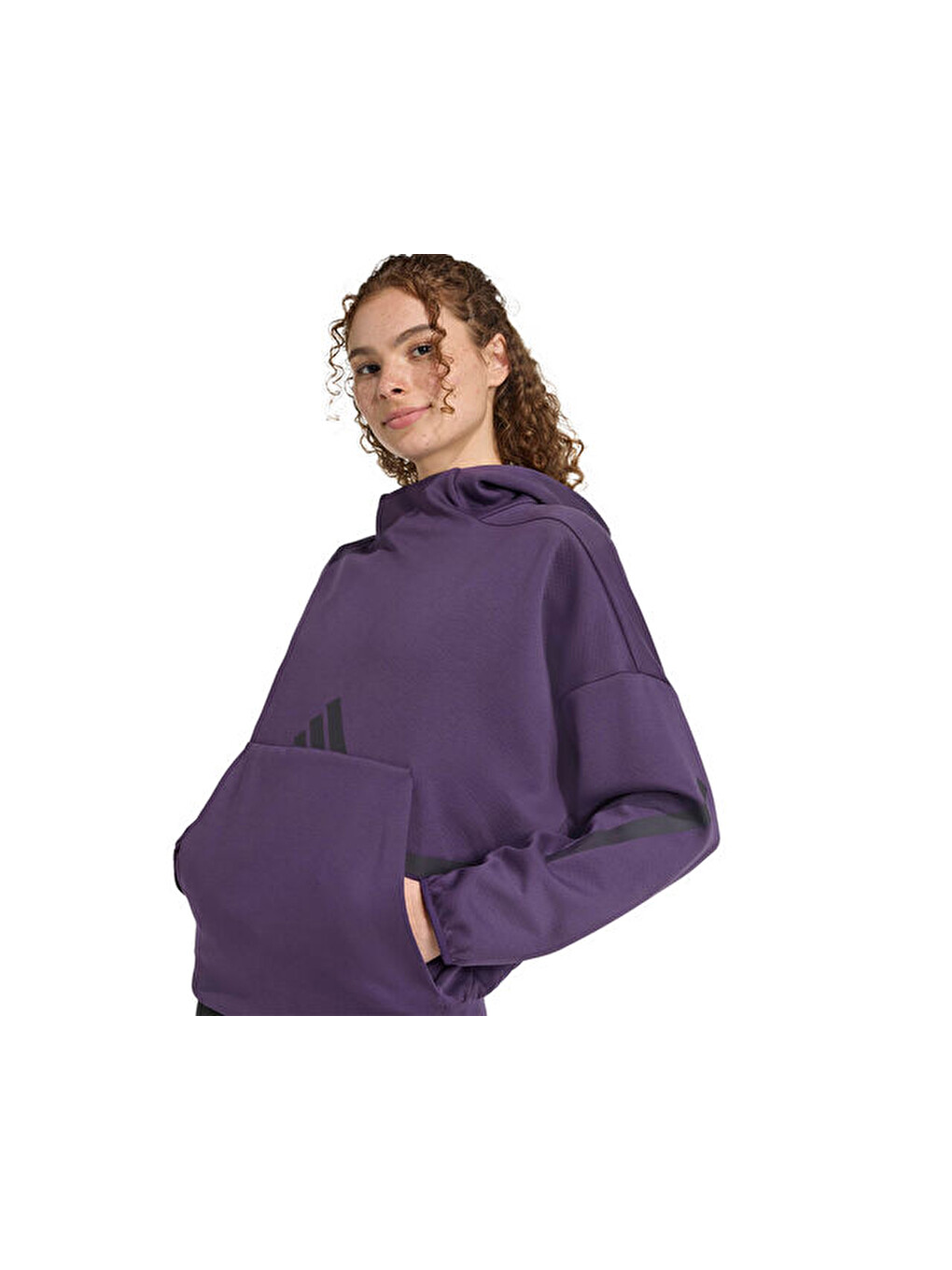 W Z.n.e. Oh Hd Kadın Günlük Sweatshirt Jw7746 Mor-3
