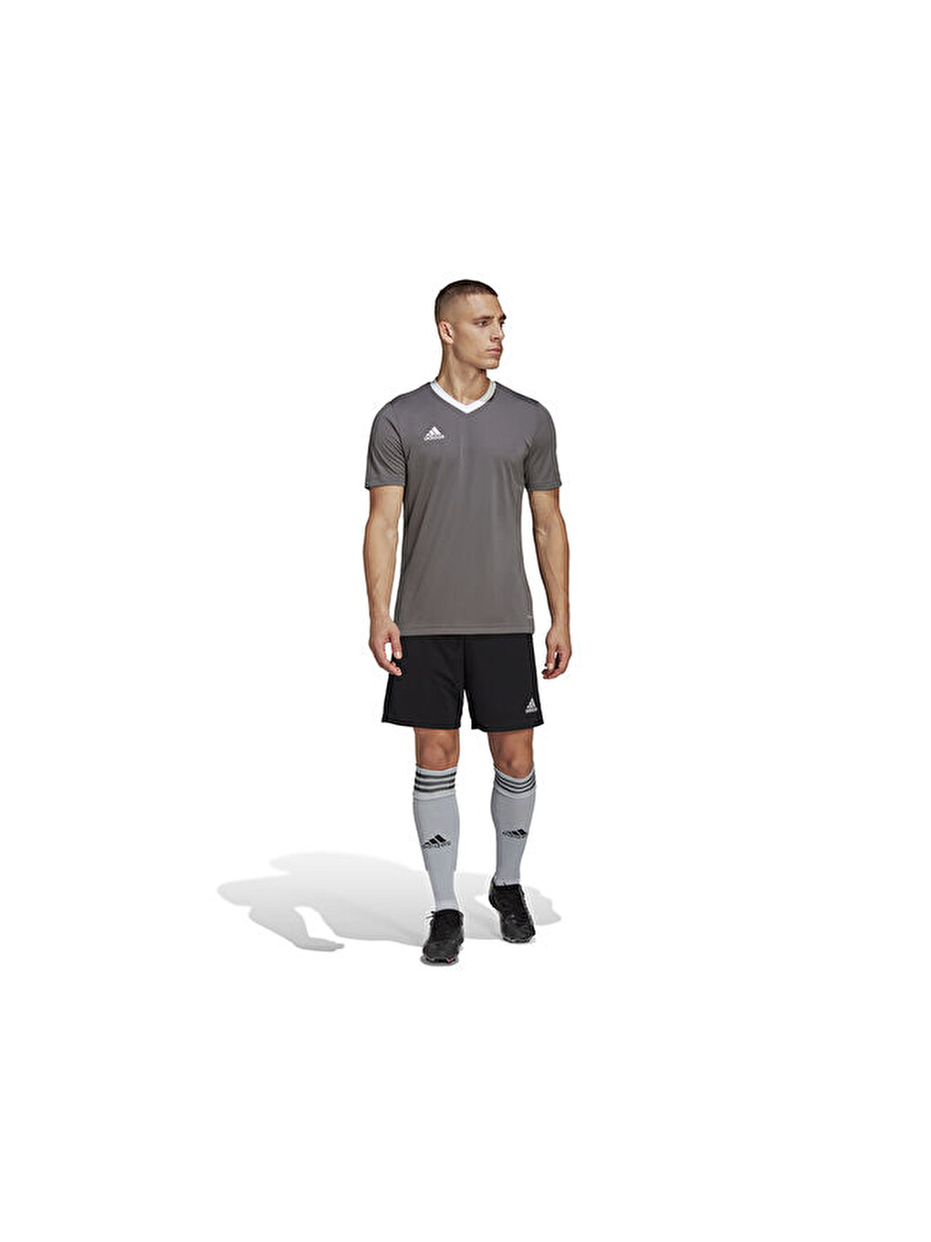 Ent22 Jsy Erkek Futbol Forması He1574 Gri-5