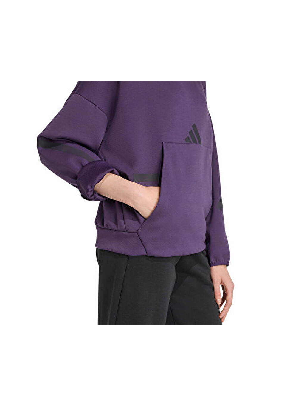 W Z.n.e. Oh Hd Kadın Günlük Sweatshirt Jw7746 Mor-4