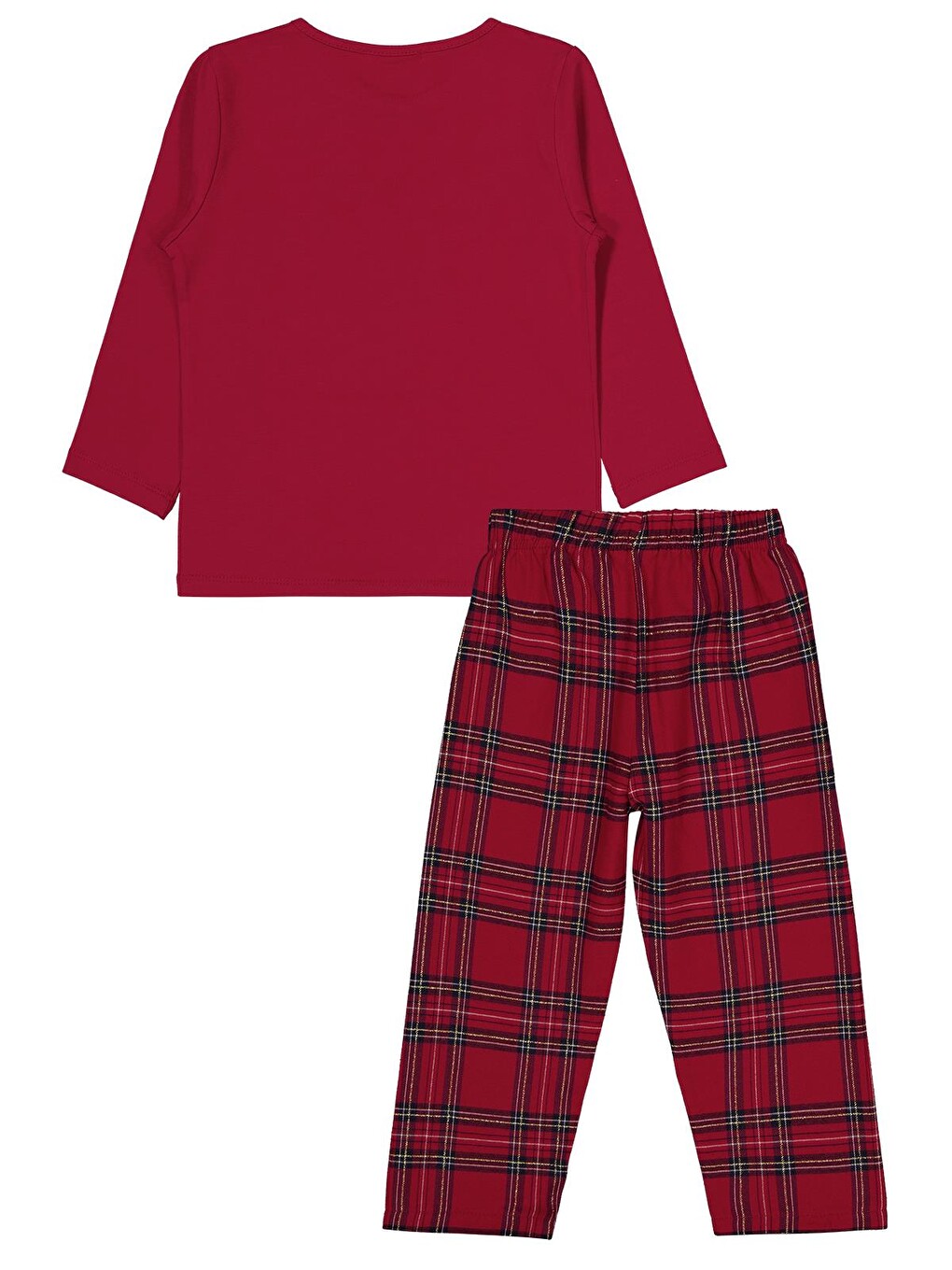 Girls Little Sleeper Nakışlı 2-5 Yaş Pijama Takımı - Bordo-1