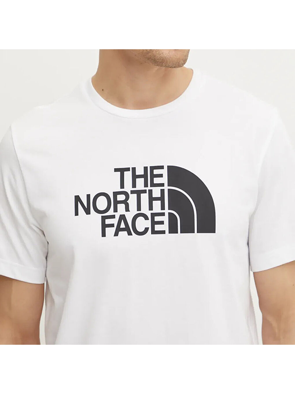 Easy Erkek Beyaz Yuvarlak Yaka Tişört-2