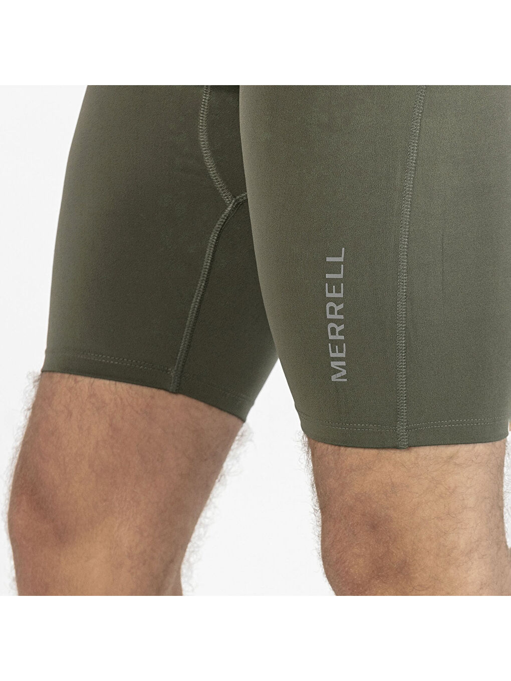 Light Erkek Haki Koşu Taytı-8