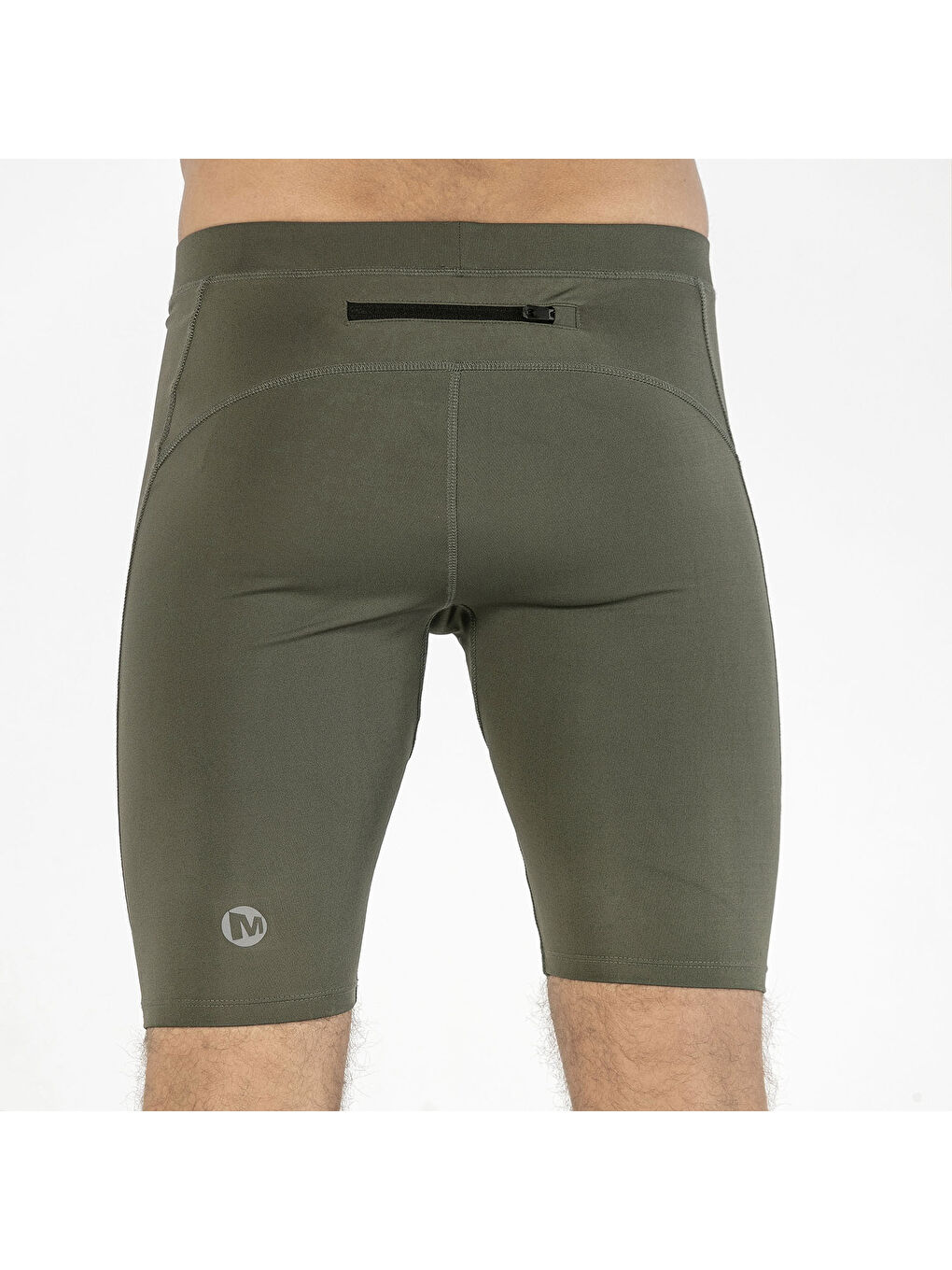 Light Erkek Haki Koşu Taytı-9