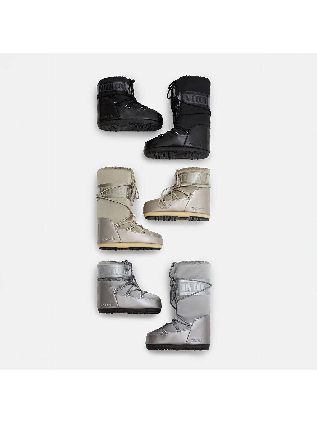 Gri Kadın Bot 80D1409350-H001 Icon Low Glance Silver (36-41)-3