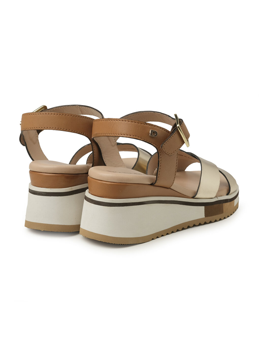 Bej Kadın Sandalet 2F5127DP TOMAIA 5127 DP Platino/Cuoio-4