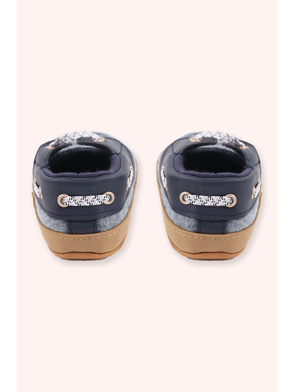 Yenidoğan Bağcıklı Mavi Patik-2