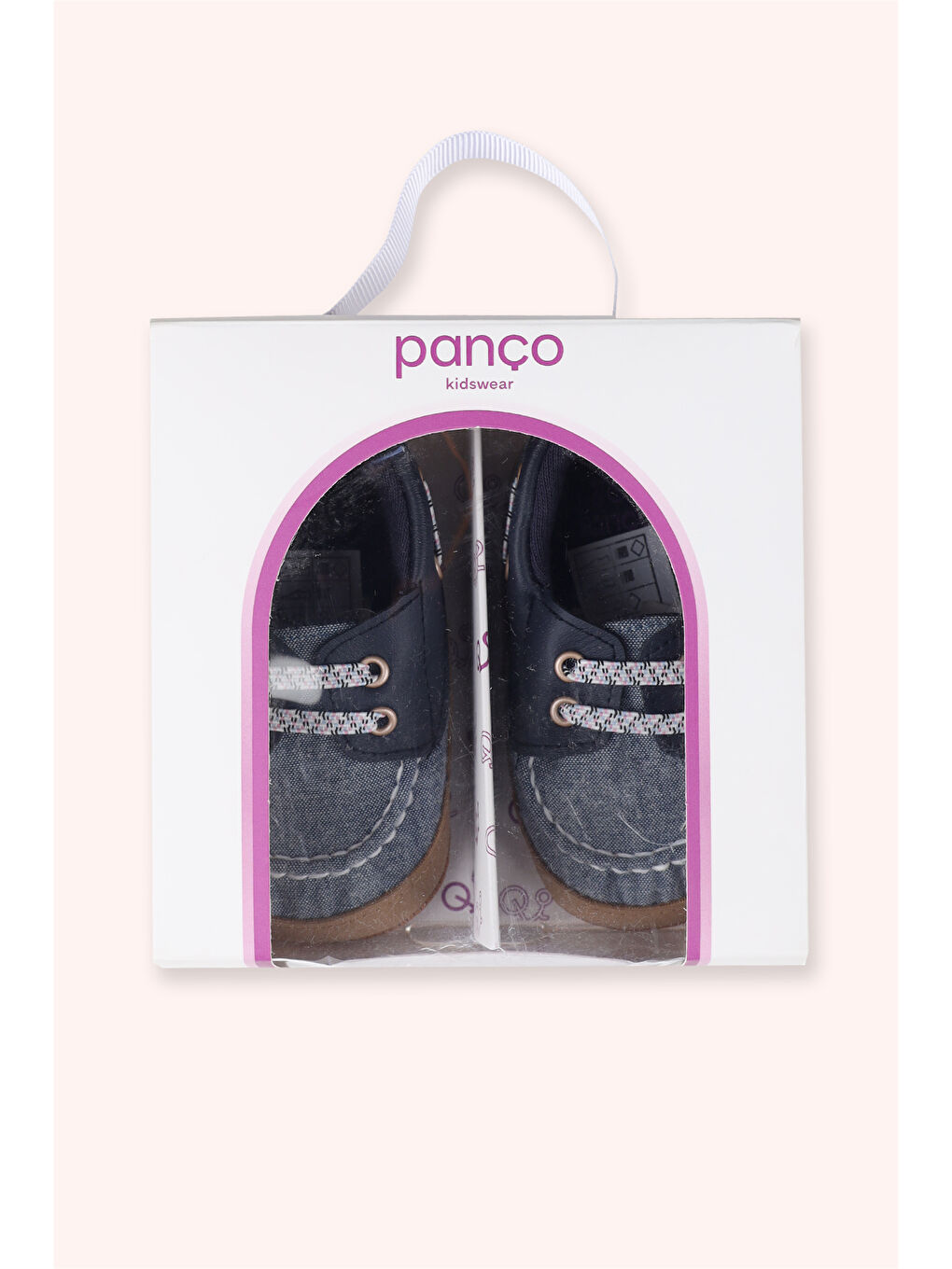 Yenidoğan Bağcıklı Mavi Patik-3