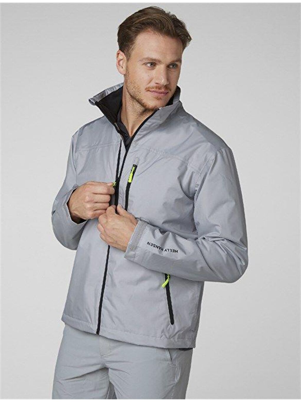 Helly Hansen Açık Gri Crew Mıdlayer Jacket Erkek Gri mont HHH.30253HHA.853 - 2