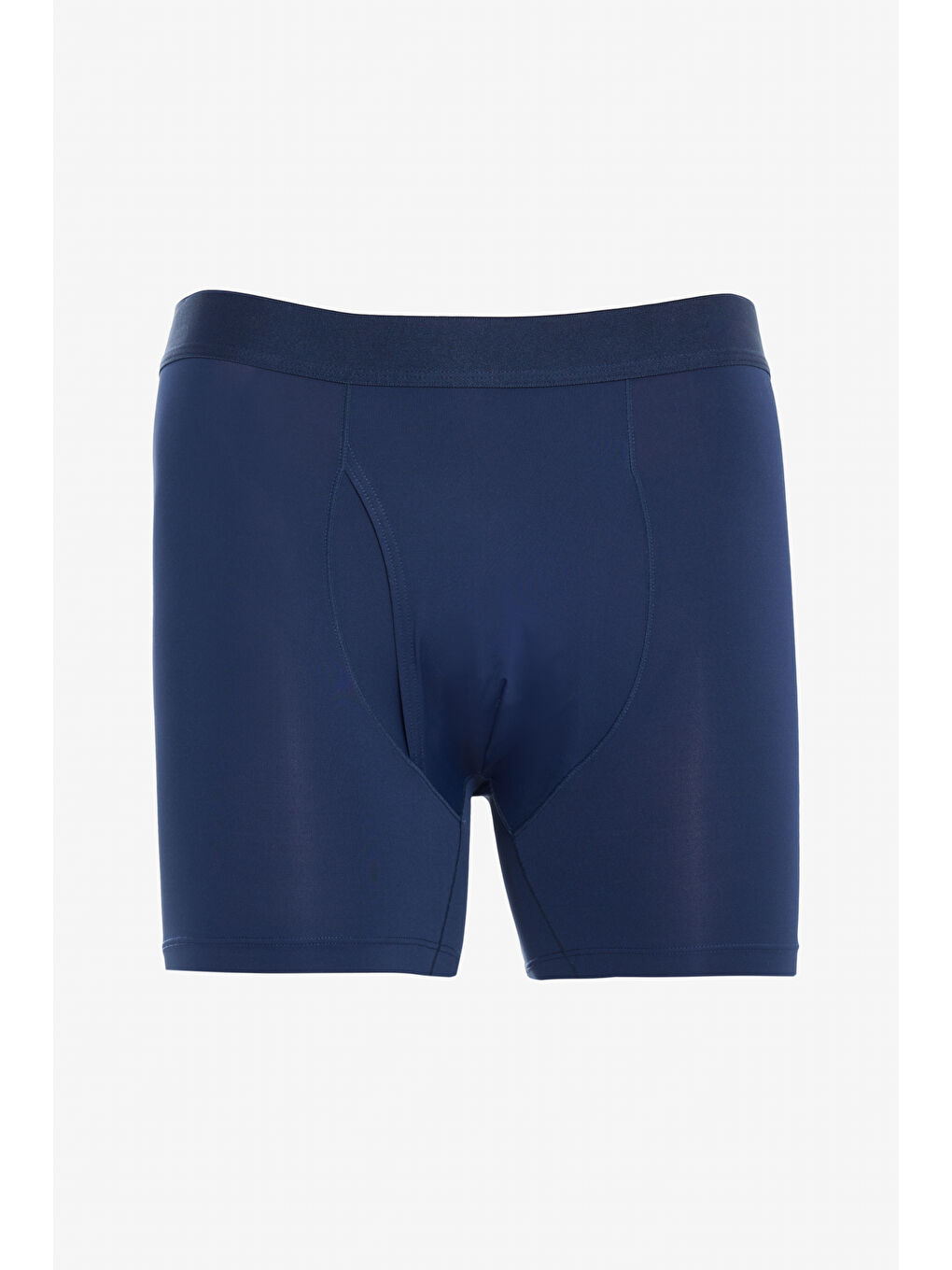 Erkek Lacivert Esnek Tekli Boxer