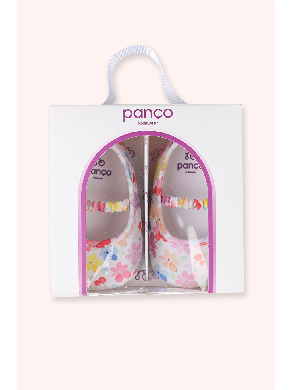 Karışık Yenidoğan Çicek Desenli Patik-1