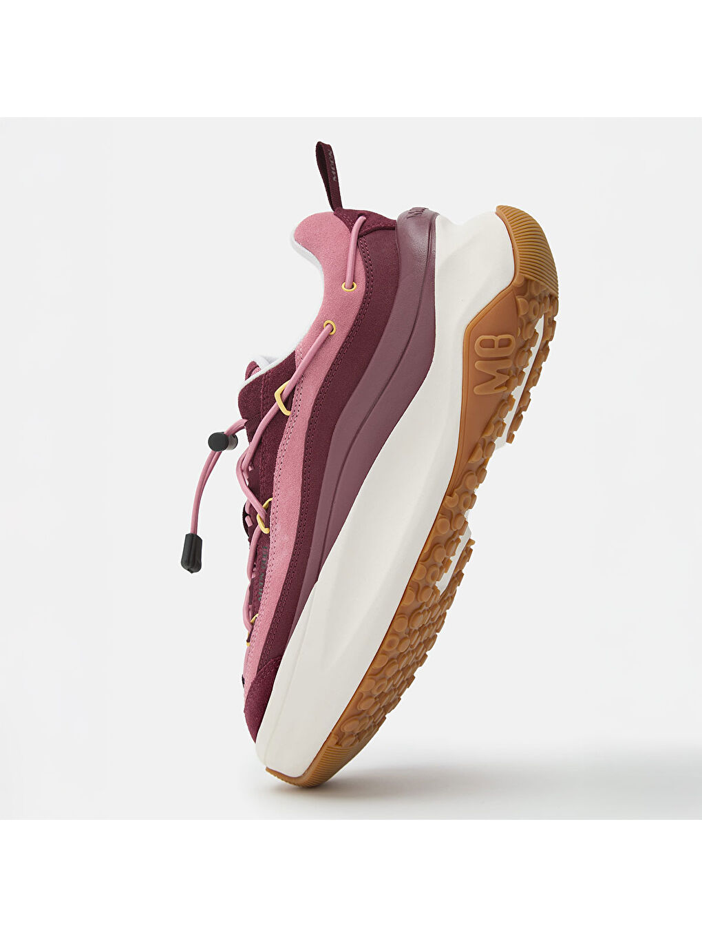 Bordo Kadın Sneaker ( Günlük) 80D2490080-DJ01 Moon247 Xlace Burgundy/Pink-2