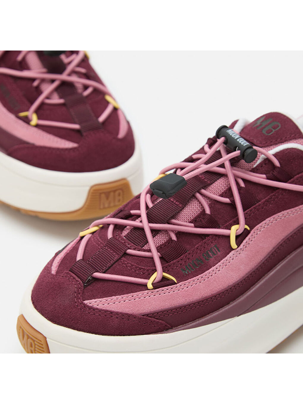 Bordo Kadın Sneaker ( Günlük) 80D2490080-DJ01 Moon247 Xlace Burgundy/Pink-3