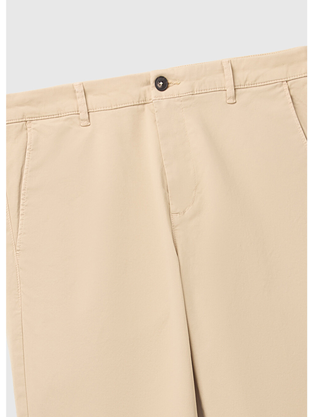 Erkek Bej Slim Fit Chino Pantolon-2