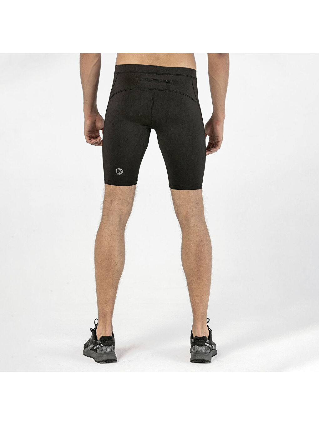 Light Erkek Siyah Koşu Taytı-3